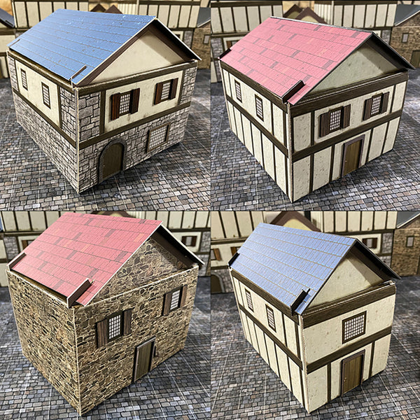 RatMat Scenics: City Buildings I (Set of 4)