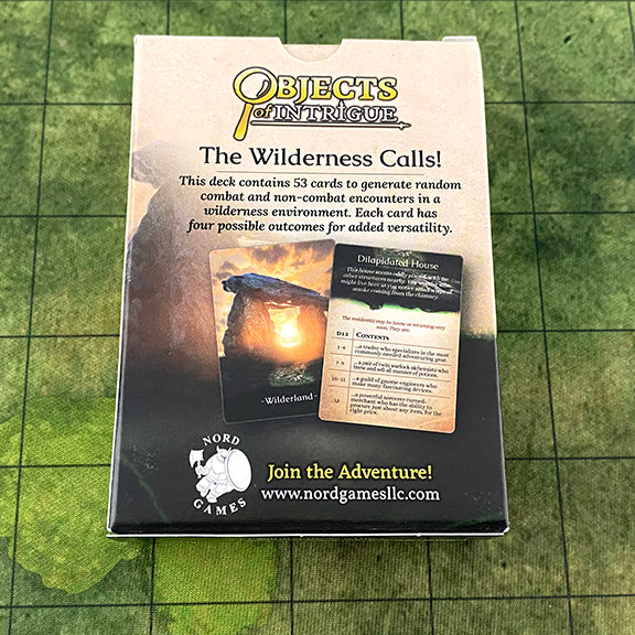 Objects of Intrigue: Wilderlands (53-Card Deck)