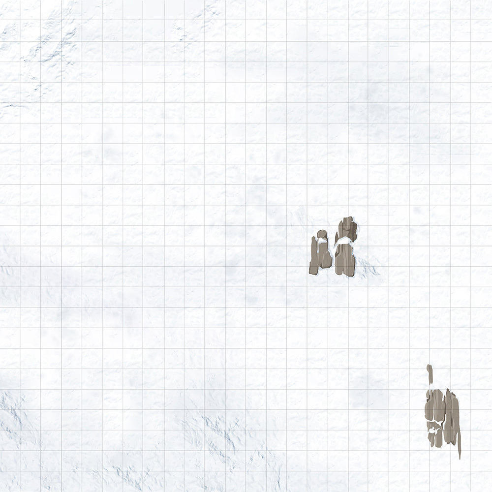 RatMat Battle Map Snow Field