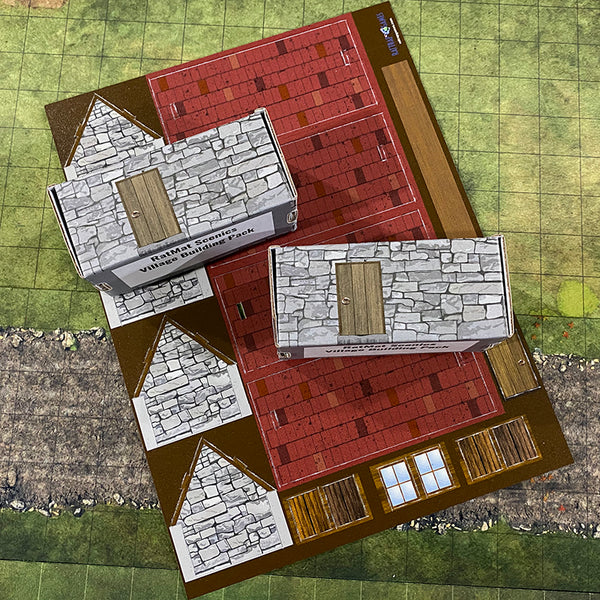 RatMat Scenics: Village Cottages I (Set of 2)