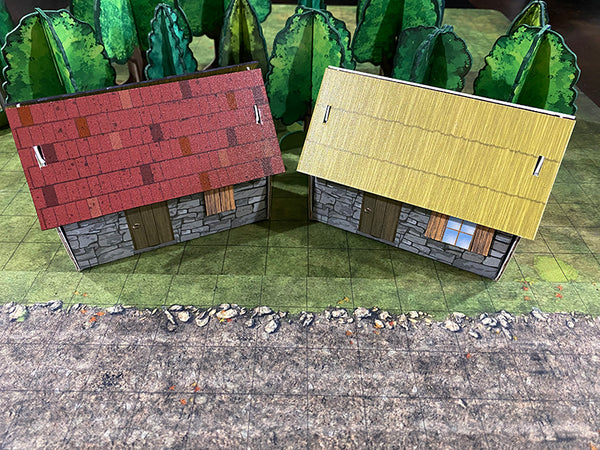 RatMat Scenics: Village Cottages I (Set of 2)