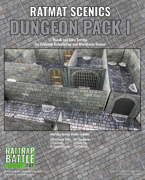 RatMat Scenics: Dungeon Pack I (PDF)