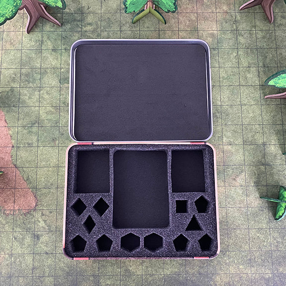 Wizard's Grimoire Metal Dice Case