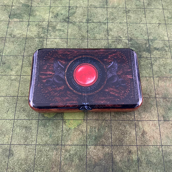Warlock's Tome Metal Travel Dice Case