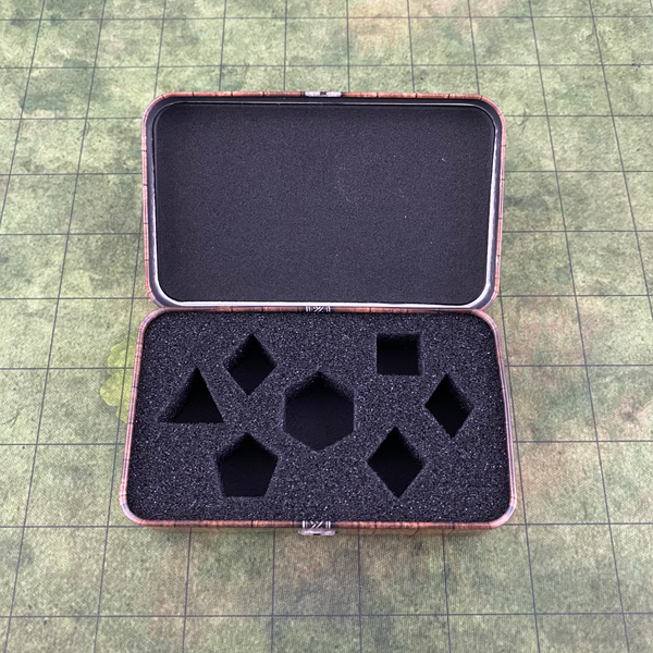 Dwarven Chest Metal Travel Dice Case
