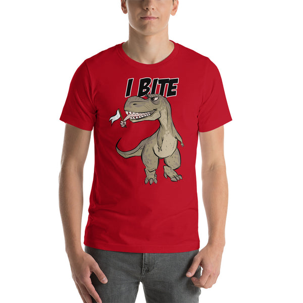 I Bite Short-Sleeve Unisex T-Shirt