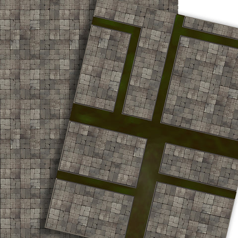 RatMat Battle Map Laminated Stone Floor (2 sheets)