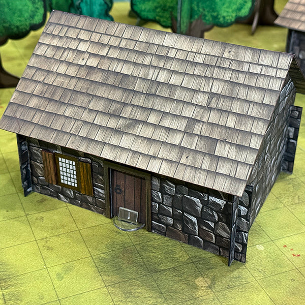 RatMat Scenic: Village Building 1 DIY Cards (6"x4")