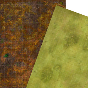 RatMat Battle Map Laminated Forest Floor/Grass Field (2 sheets)