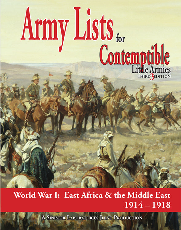 Army List 2: East Africa and the Middle East 1914-1918 (PDF version)