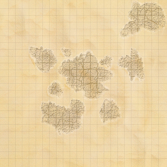 RatMat Battle Map Desert Ruins/Sand