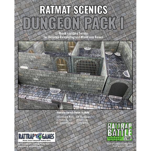 RatMat Scenics: Dungeon Pack I (Cardstock)