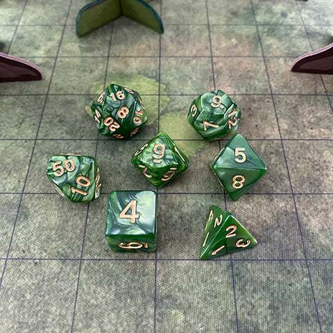 Skullsplitter Forest Shadow 7-Dice Set