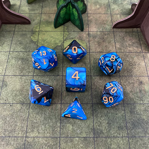 Skullsplitter Ocean's Depths 7-Dice Set